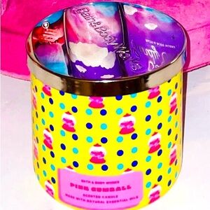Bath & Body Works Pink Gumball Candle